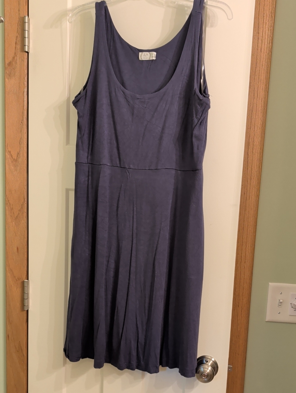 Maurices Navy Scoop-Neck A-Line Tank Dress